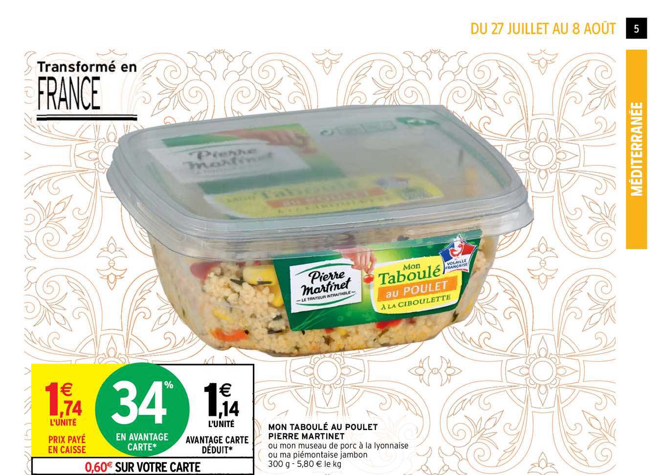 mon taboulé au poulet pierre martinet