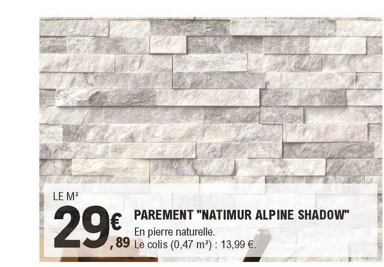 parement "natimur alpine shadow"