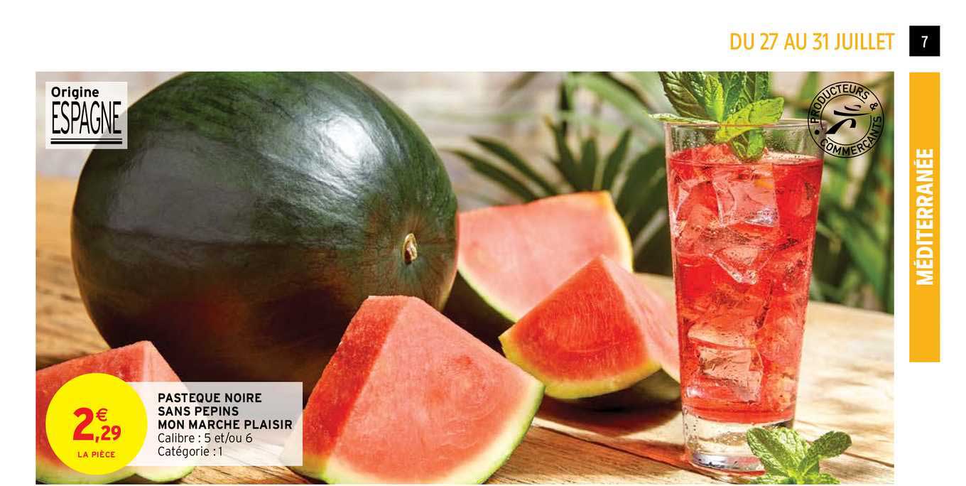 pastèque noire sans pépins mon marché plaisir