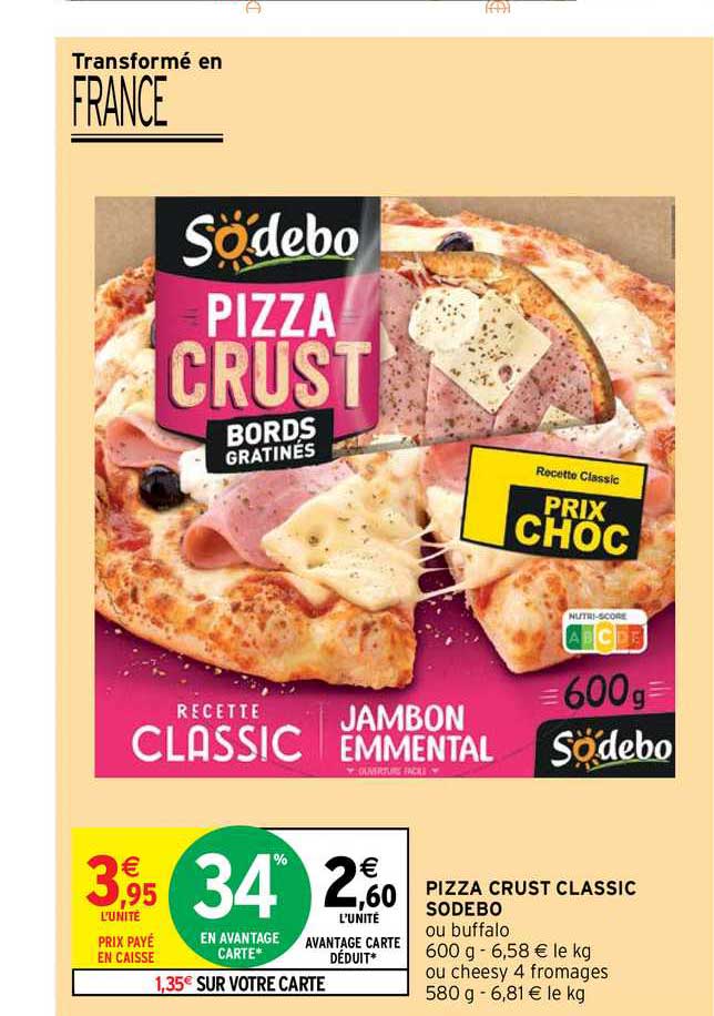 Pizza Crust Classic Sodebo