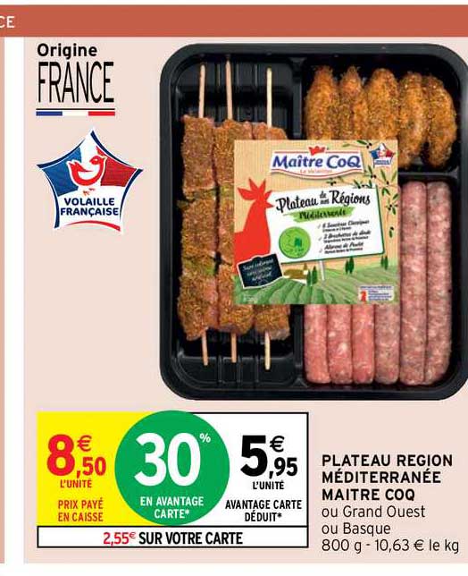 plateau région méditerranée maître coq