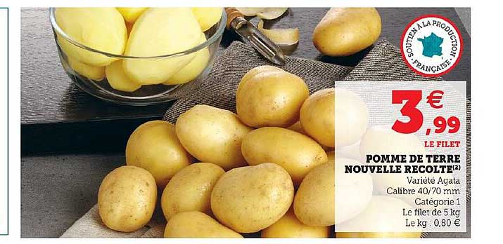 Pomme De Terre Nouvelle Récolte