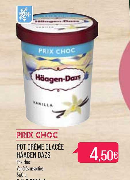 pot crème glacée häagen-dazs