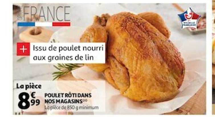 poulet rôti dans nos magasins