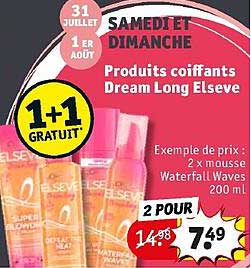 produits coiffants dream long elsève