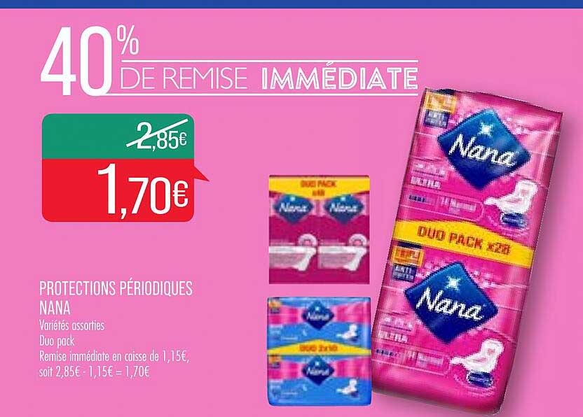 protections périodiques nana