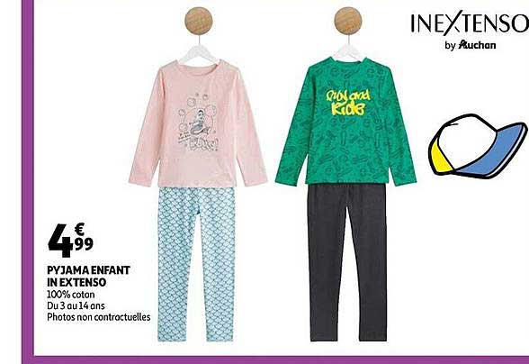 pyjama enfant in extenso