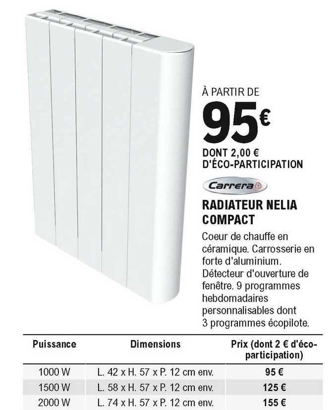Radiateur Nelia Compact Carrera