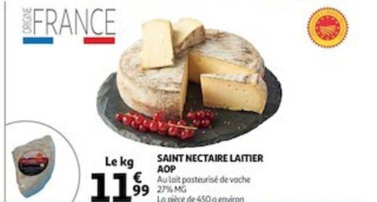 saint nectaire laitier aop
