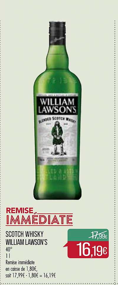 scotch whisky william lawson's