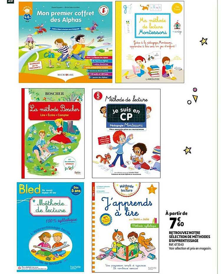 sélection de méthodes d'apprentissage