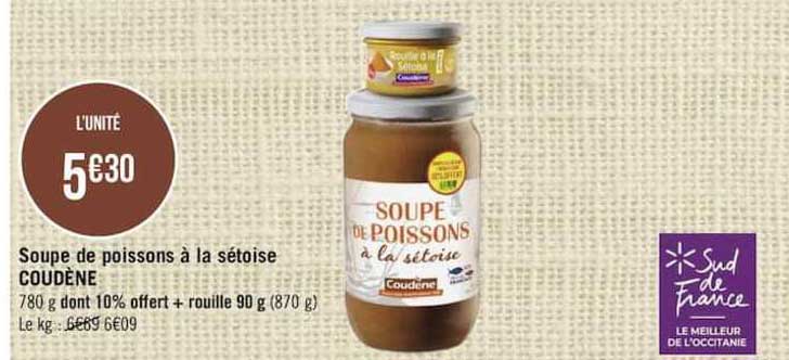 soupe de poissons à la sétoise coudène