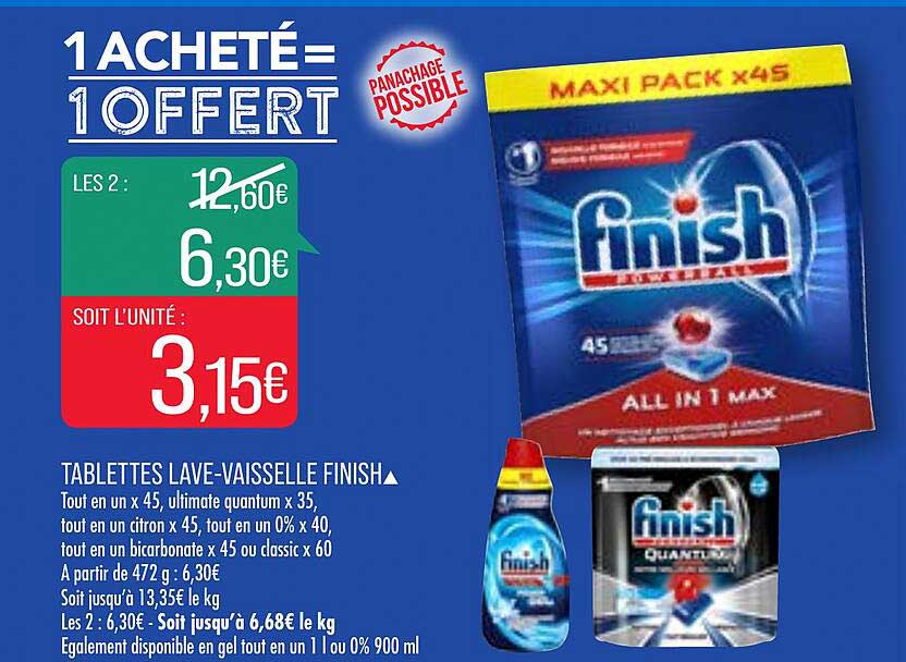 Tablettes Lave-vaisselle Finish