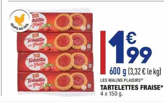 tartelettes fraise les malins plaisirs