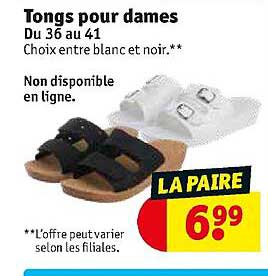 tongs pour dames