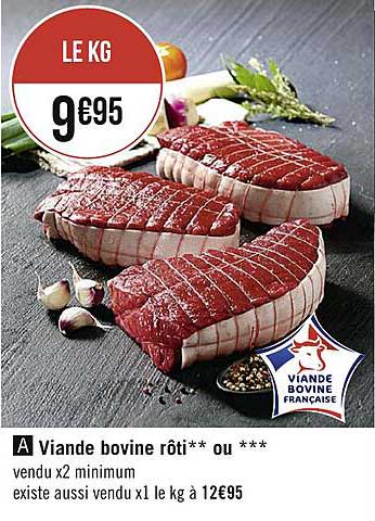 Viande Bovine : Rôti