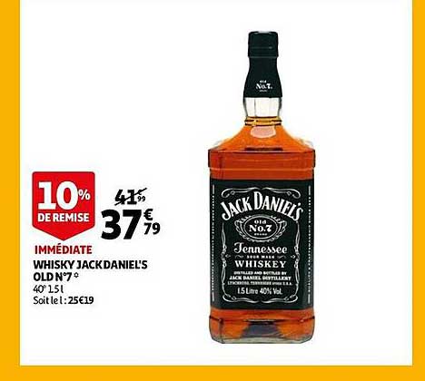 whisky jack daniel's old n°7