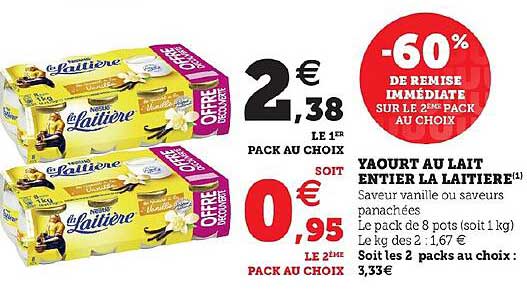 Yaourt Au Lait Entier La Laitière