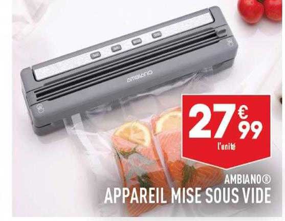 ambiano appareil mise sous vide
