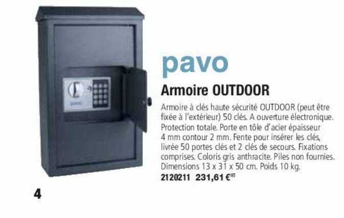 armoire outdoor pavo
