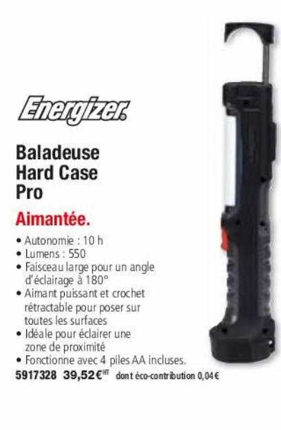 baladeuse hard case pro energizer