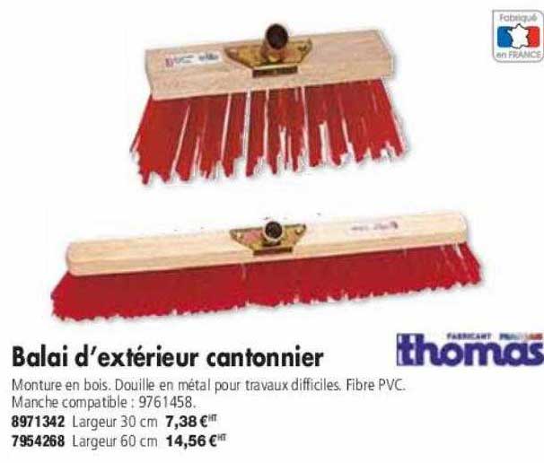 balai d'extérieur cantonnier thomas