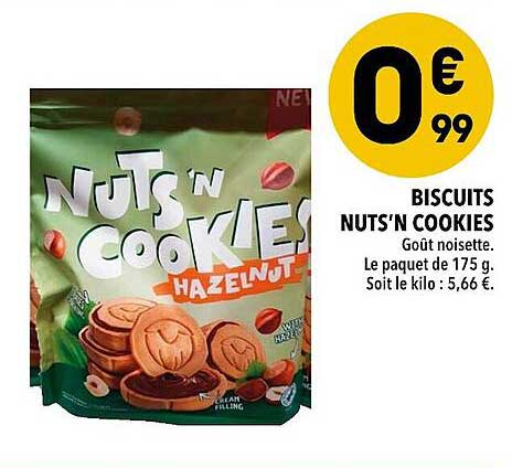 biscuits nuts' cookies