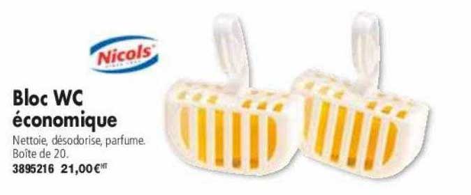 bloc wc économique nicols'