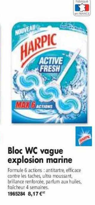 bloc wc vague explosion marine harpic