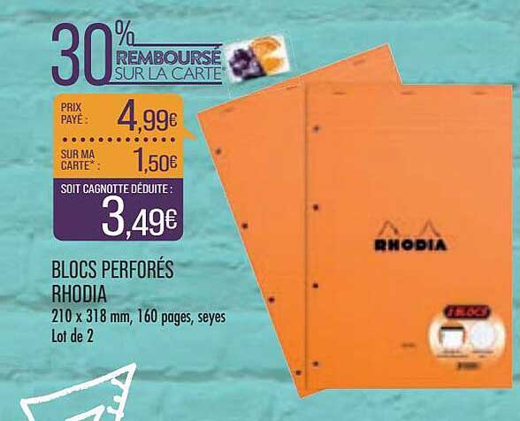 Blocs Perforés Rhodia