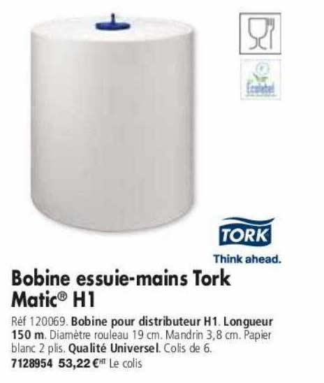 Bobine Essuie-mains Tork Matic H1