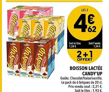 Boisson Lactée Candy'up