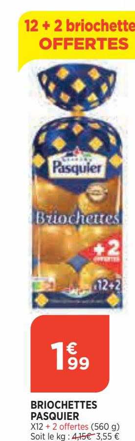 Briochettes Pasquier