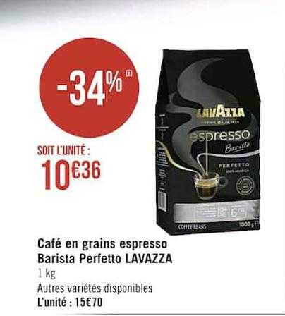 Café En Grains Espresso Barista Perfetto Lavazza