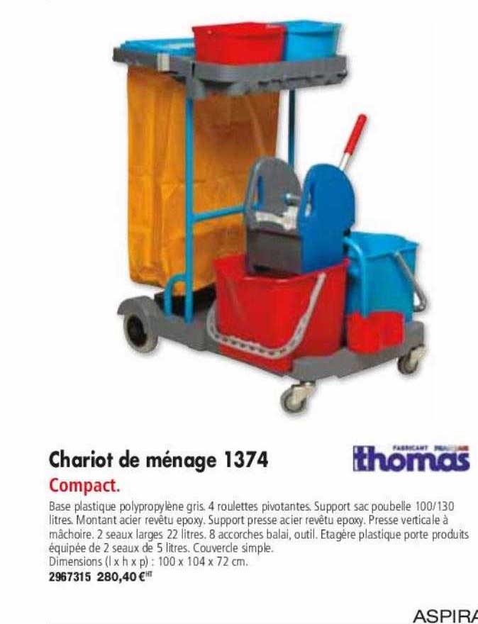Chariot De Ménage 1374 Thomas