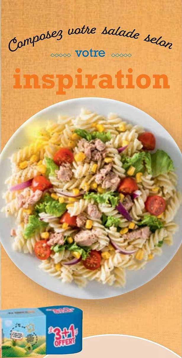 composez votre salade selon votre inspiration