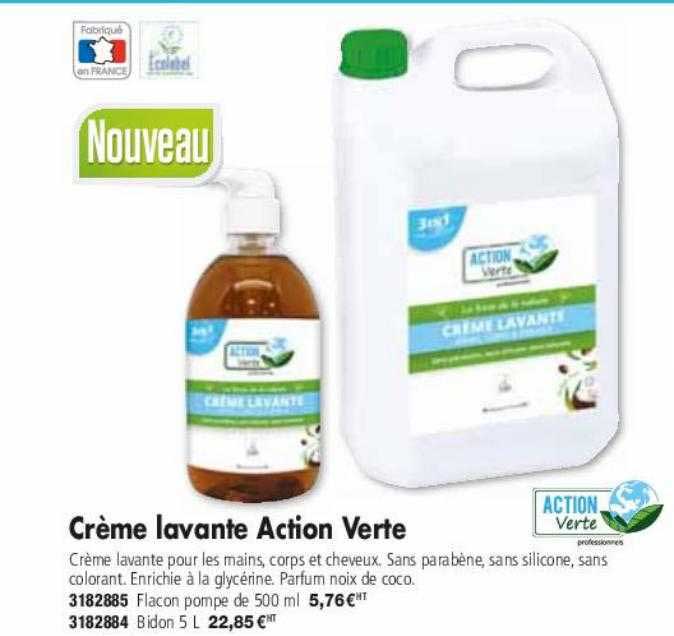 Crème Lavante Action Verte