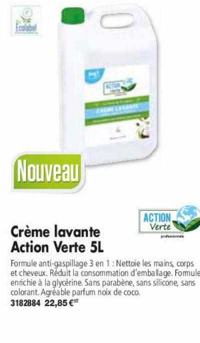 crème lavante action verte 5l