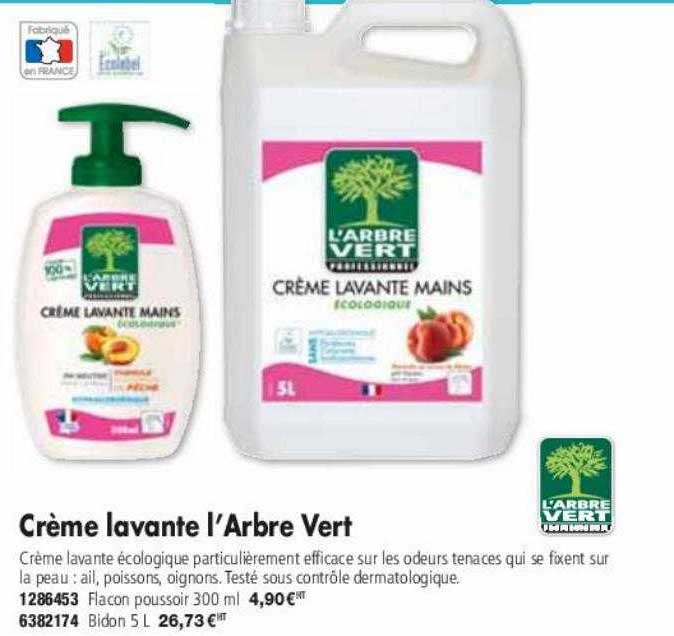 crème lavante l'arbre vert