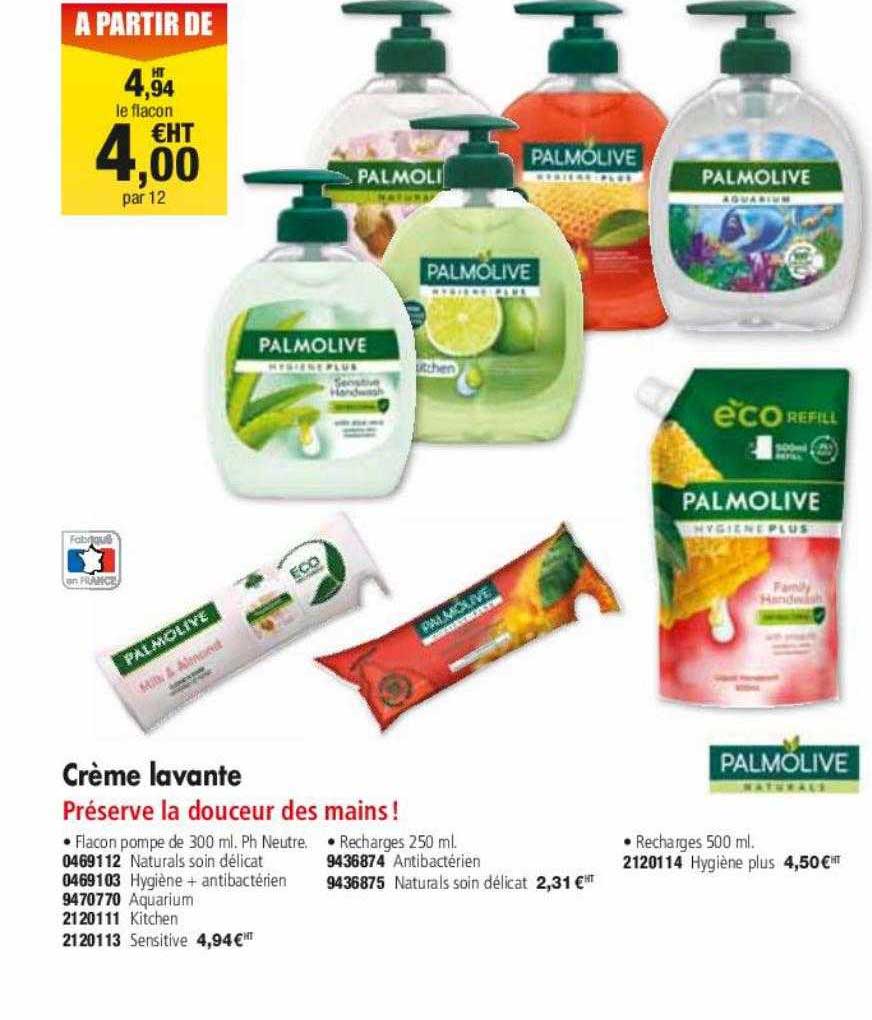 crème lavante palmolive