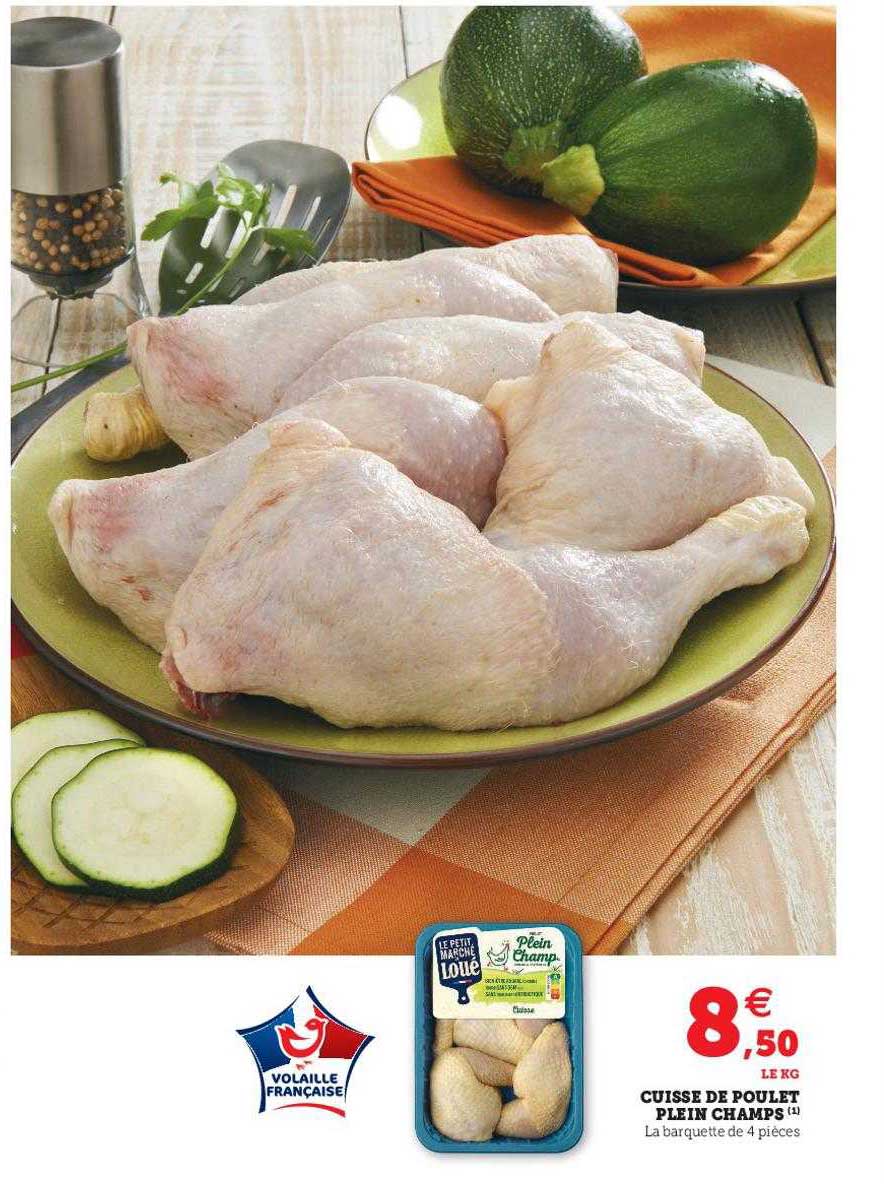 cuisse de poulet plein champs