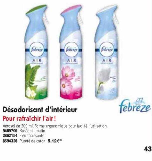 Désodorisant D'intérieur Febreze