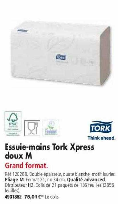 Essuie-mains Tork Xpress Doux M