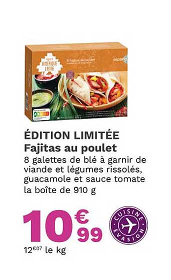 Fajitas Au Poulet
