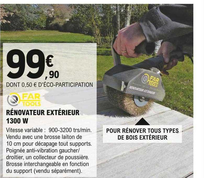 far tools rénovateur extérieur 1300w