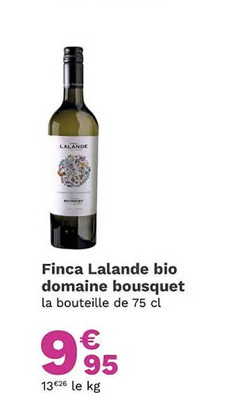 finca lalande bio domaine bousquet