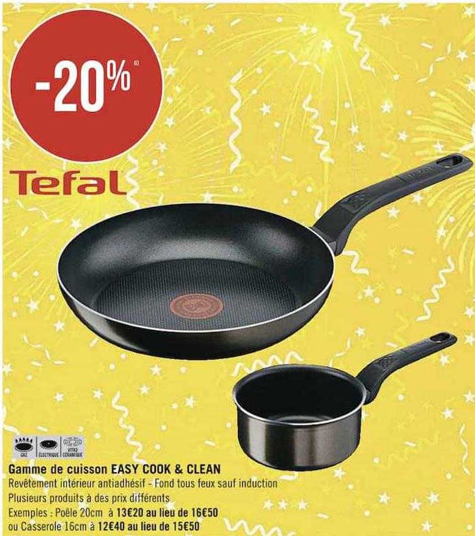 Gamme De Cuisson Easy Cook & Clean Tefal