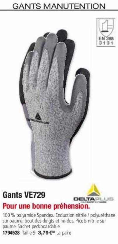 Gants Ve729 Delta Plus
