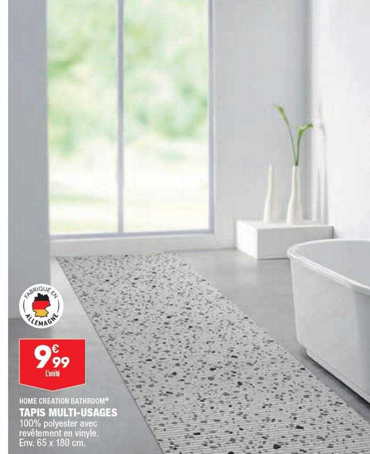 home creation bathroom tapis multi-usages