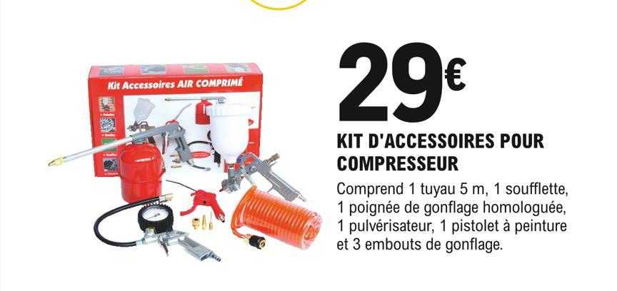 kit d'accessoires pour compresseur